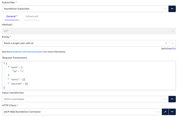 Startdeliver connector screenshot 1
