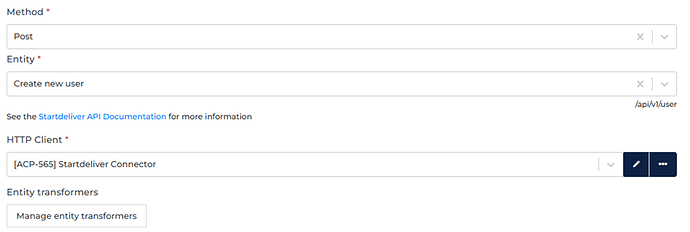 Startdeliver connector screenshot 4