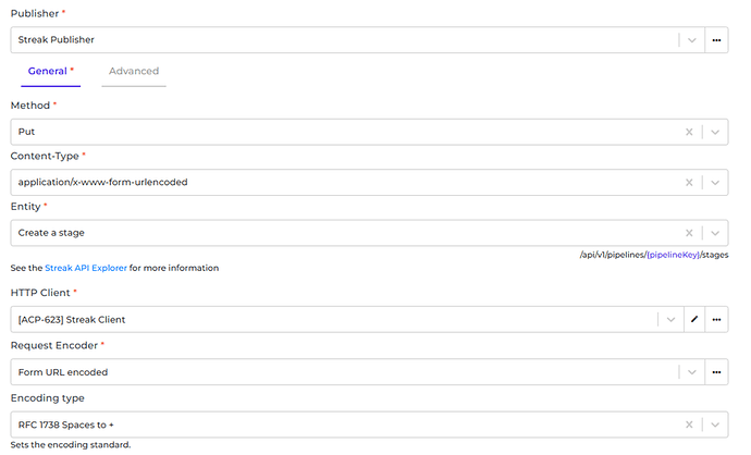Streak connector screenshot 3