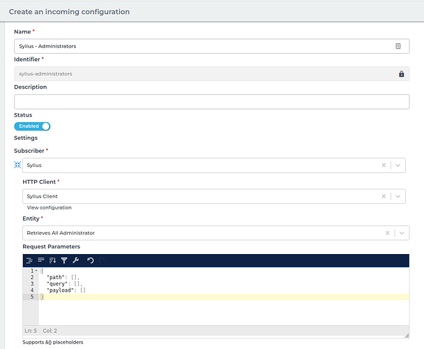 Sylius connector screenshot 2