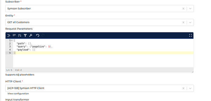 Symson connector screenshot 1