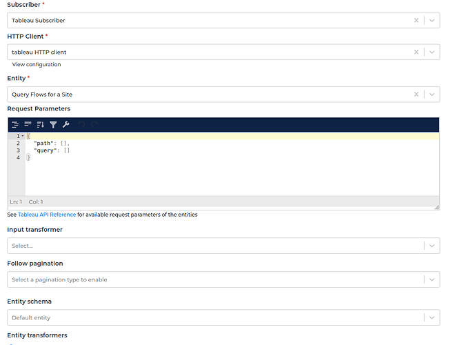 Tableau connector screenshot 2