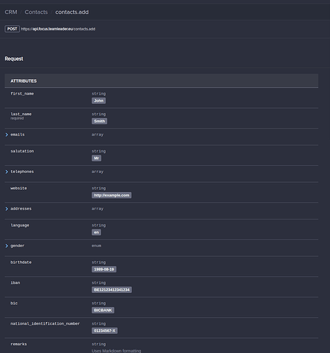 Teamleader connector screenshot 6