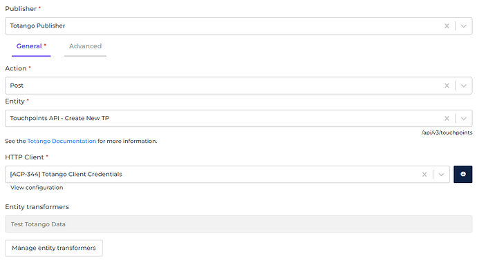 Totango connector screenshot 3