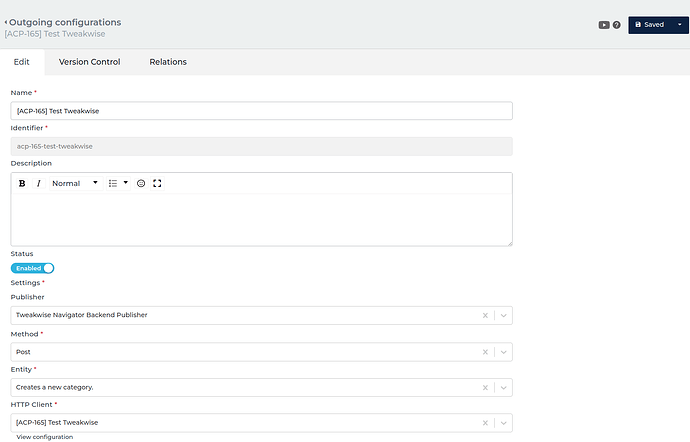 Tweakwise connector screenshot 4