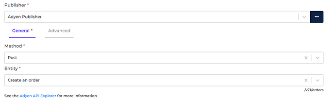 Adyen connector screenshot 3
