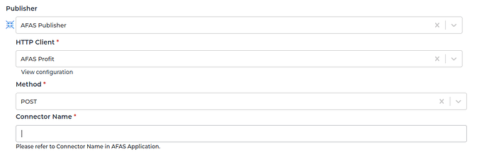 AFAS connector screenshot 4