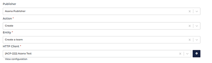 Asana connector screenshot 4