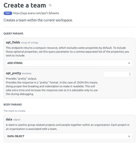 Asana connector screenshot 5