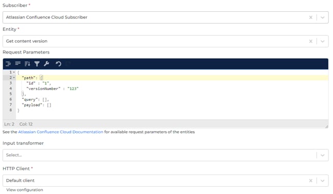 Atlassian Confluence Cloud connector screenshot 1