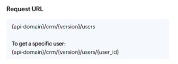 Zoho CRM connector screenshot 1