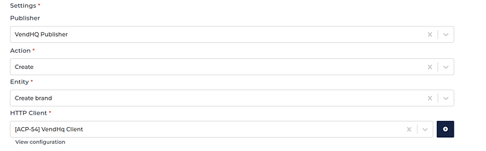 Vend connector screenshot 4