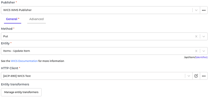 WICS WMS connector screenshot 4