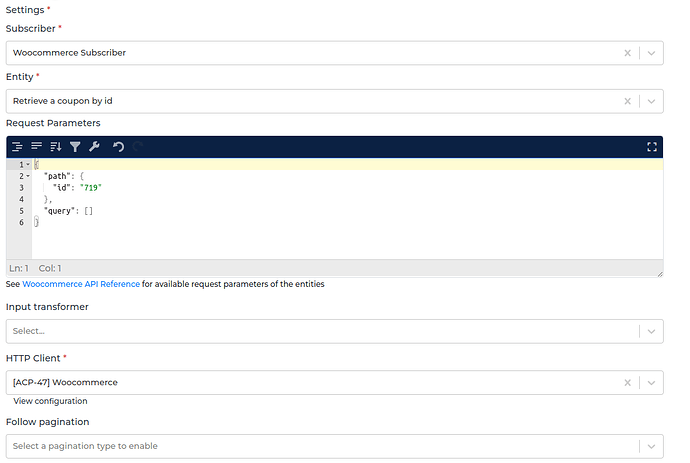 WooCommerce connector screenshot 2