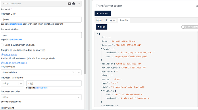 Wordpress connector screenshot 5