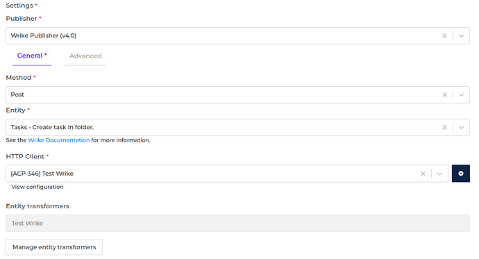 Wrike connector screenshot 4