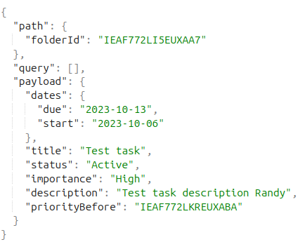 Wrike connector screenshot 6