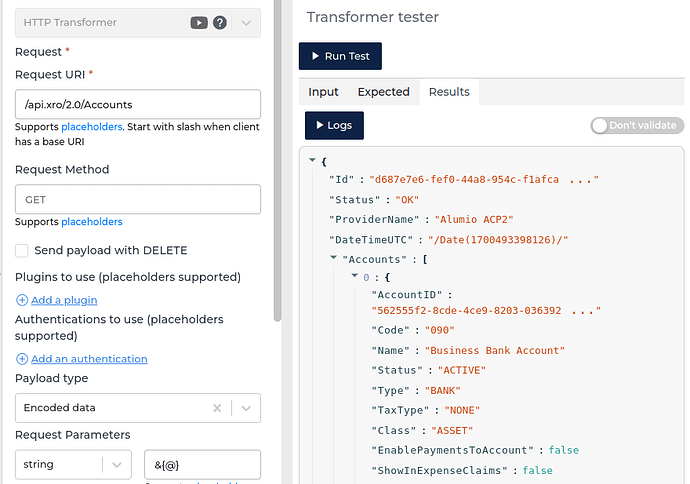 Xero connector screenshot 3