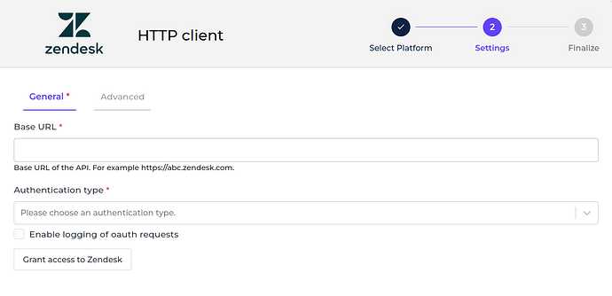 Zendesk connector screenshot 1