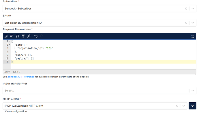 Zendesk connector screenshot 2
