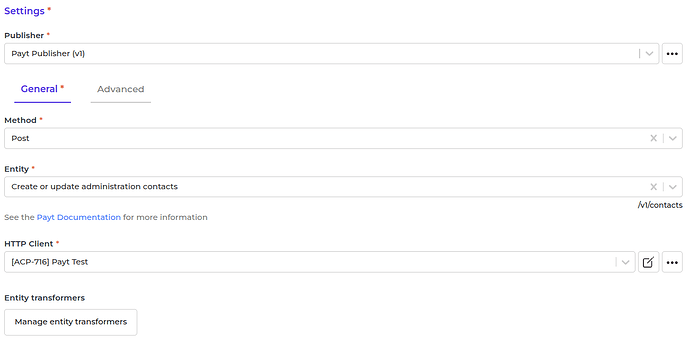 Payt connector screenshot 3