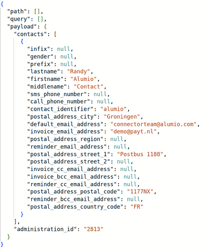 Payt connector screenshot 5