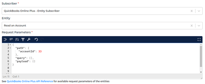 QuickBooks Online Plus connector screenshot 1
