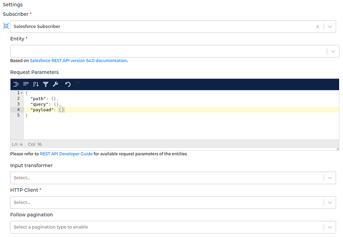 Salesforce connector screenshot 2