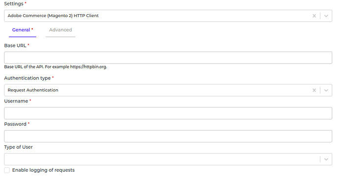 Magento 2 connector screenshot 1