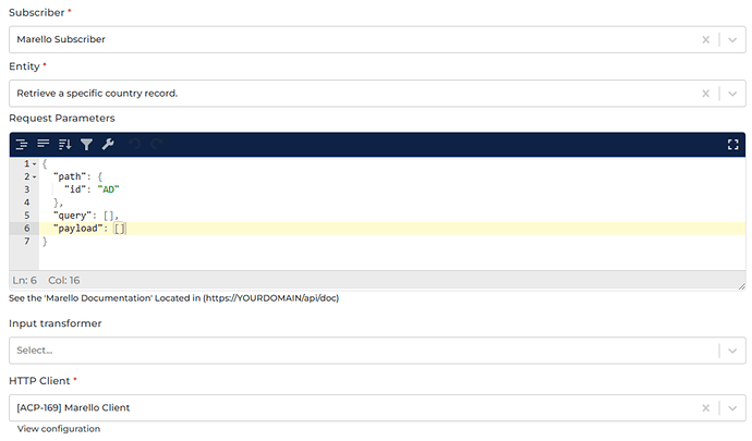 Marello connector screenshot 1