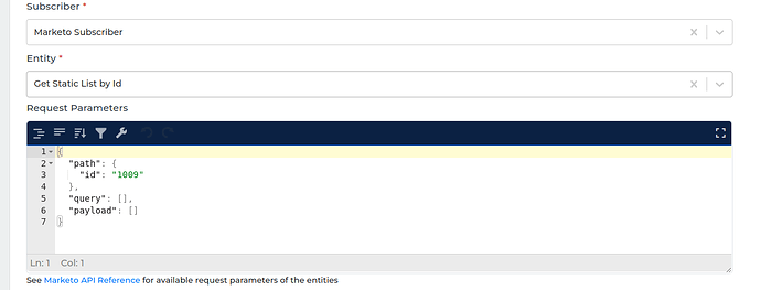 Marketo connector screenshot 2
