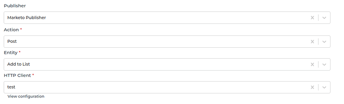 Marketo connector screenshot 4