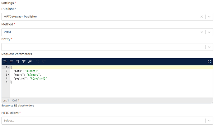 MFTGateway connector screenshot 4