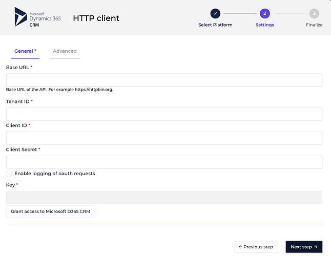 Microsoft Dynamics 365 CRM connector screenshot 1