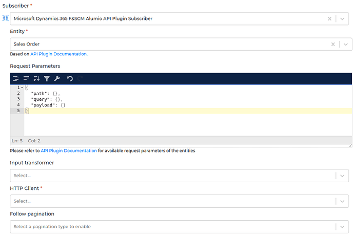 Microsoft Dynamics 365 Finance & Supply Chain Mgmt connector screenshot 2
