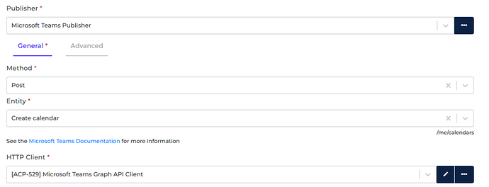 Microsoft Teams connector screenshot 3