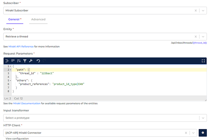 Mirakl connector screenshot 1