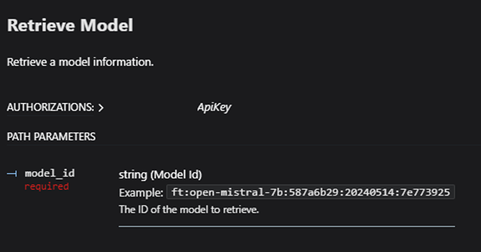 MistralAI connector screenshot 2