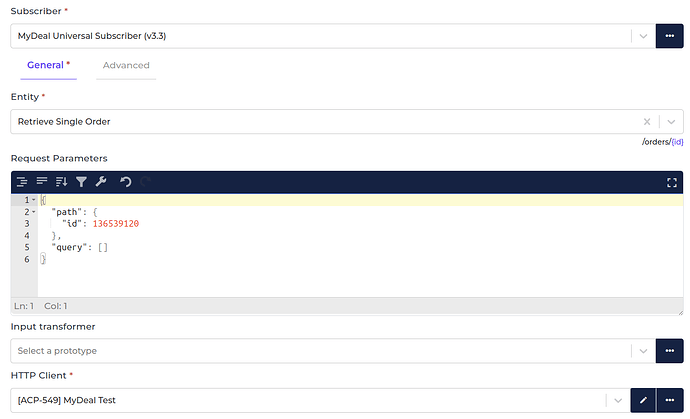 MyDeal connector screenshot 2