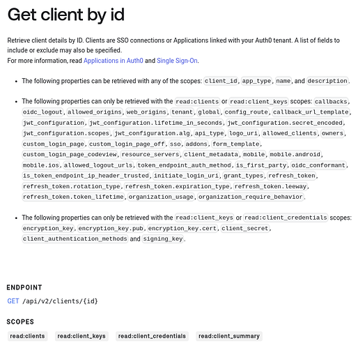 Auth0 connector screenshot 3