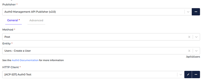 Auth0 connector screenshot 4