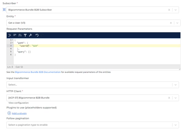 BigCommerce B2B connector screenshot 1