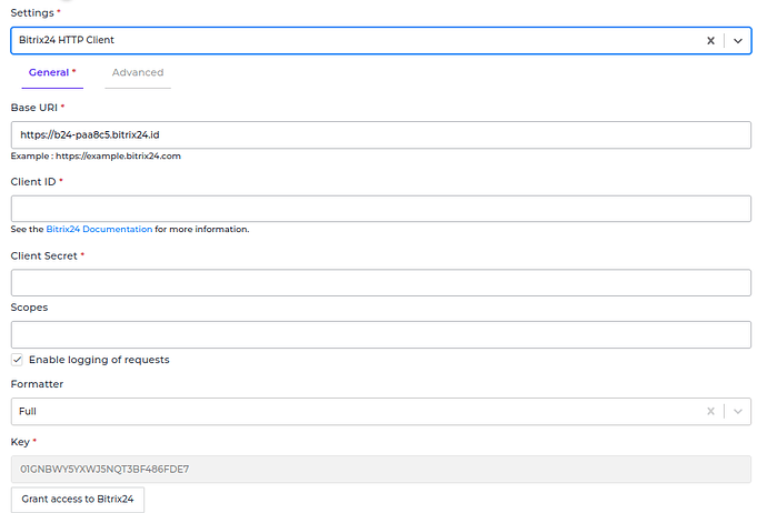 Bitrix24 connector screenshot 1