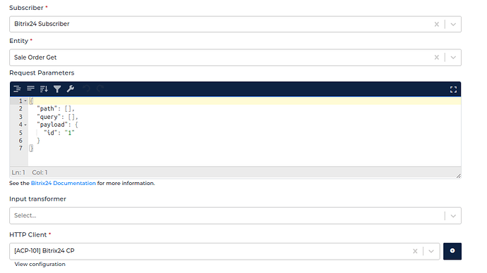 Bitrix24 connector screenshot 2