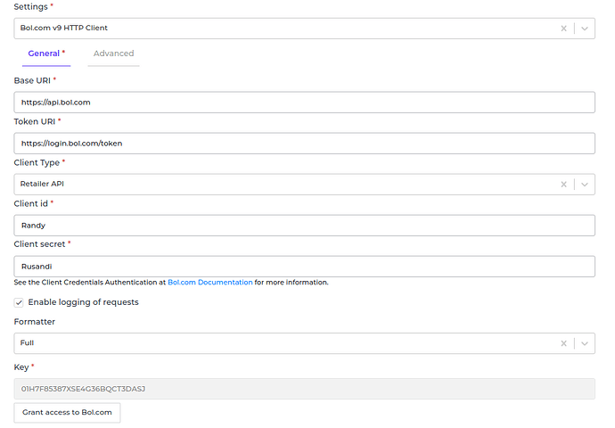 Bol.com connector screenshot 1