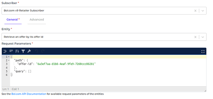 Bol.com connector screenshot 3