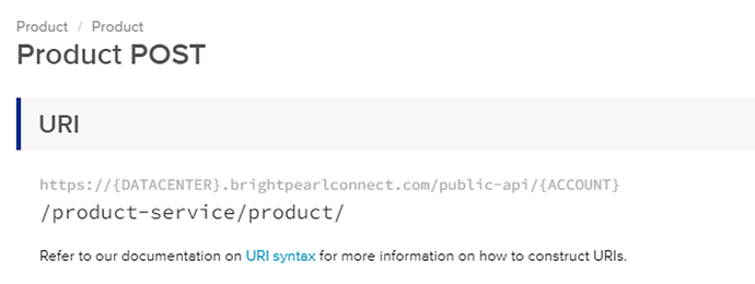 Brightpearl connector screenshot 5