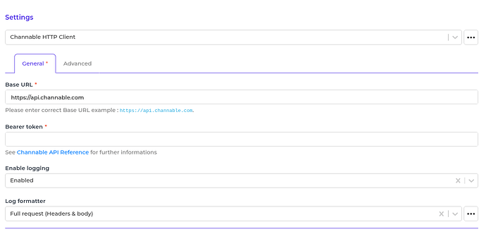 Channable connector screenshot 1