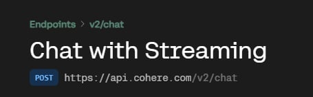 Cohere connector screenshot 5