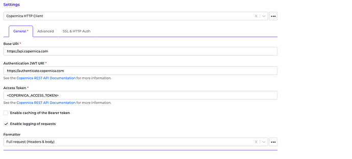 Copernica connector screenshot 1